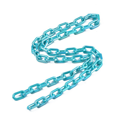 Acrylic Opaque Cable Chains X-PACR-N009-002C-1