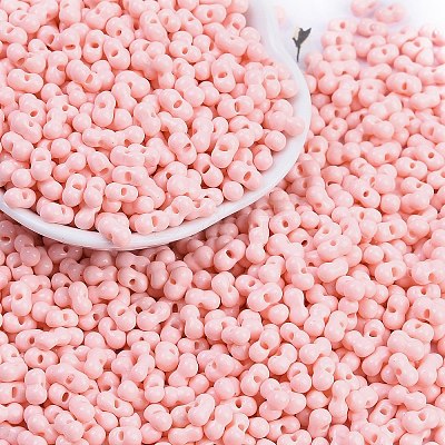 Baking Paint Glass Seed Beads SEED-K010-A25-1