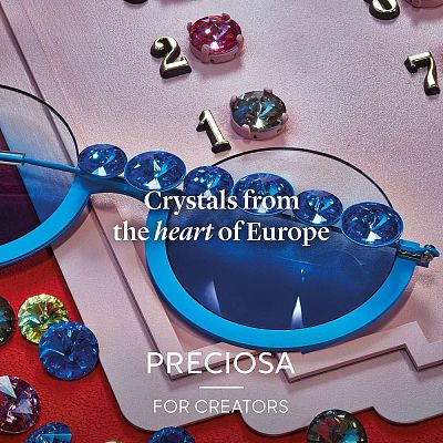 Preciosa® MAXIMA Crystal Round Stones X-PRC-RASS29-20410-1