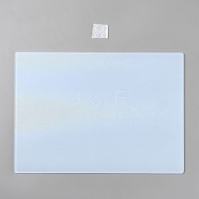 Heat Transfer Tempered Glass Cutting Board AJEW-WH0270-424-1