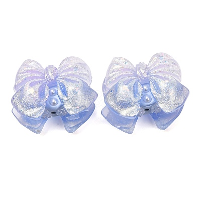Luminous Opaque Resin & Rhinestone & Polymer Clay Beads RE-CBA1913-02I-1