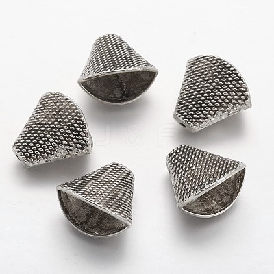 Tibetan Style Alloy Bead Cones PALLOY-F133-21AS-1