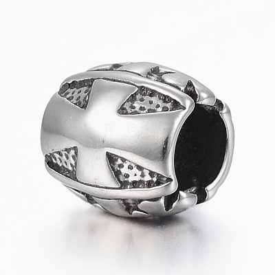 304 Stainless Steel Beads STAS-G153-30AS-1