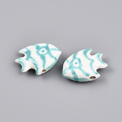 Handmade Porcelain Beads PORC-N009-08A-1