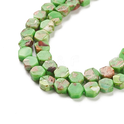 Synthetic Imperial Jasper Beads Strands G-K336-03B-1