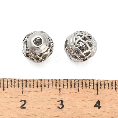Brass Beads KK-K374-09P-1