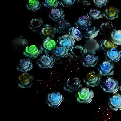 Luminous Opaque Resin Cabochons CRES-R458-13-1