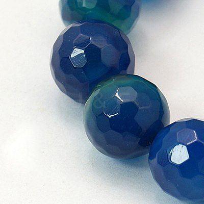 Natural Agate Beads Strands X-G-E054-8mm-14-1