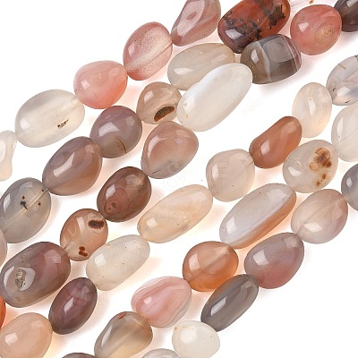 Natural Agate Beads Strands G-C286-A18-1