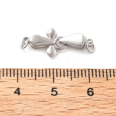 925 Sterling Silver Fold Over Clasps STER-S013-05P-1