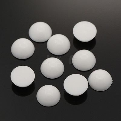 Half Round Acrylic Cabochons X-SACR-O002-16-14mm-1