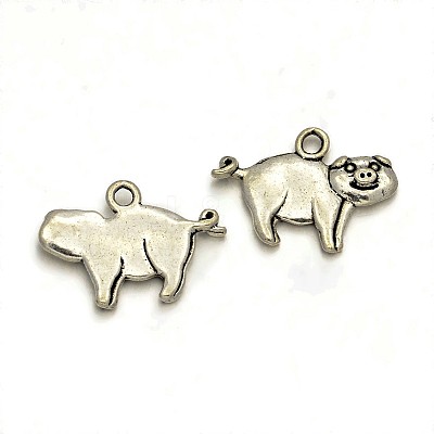 Tibetan Style Alloy Pendants PALLOY-N0115-06AS-1