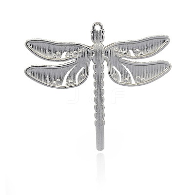Alloy Enamel Dragonfly Big Pendants ENAM-L034-08P-1