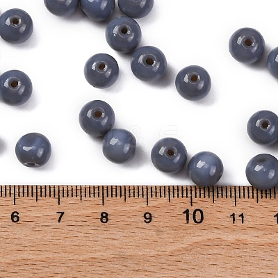 Opaque Colours Glass Seed Beads SEED-Z004-P8MM-09-1