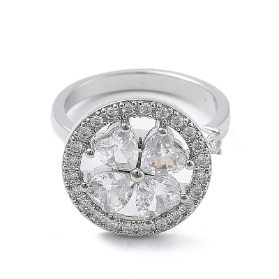 Rotatable Open Cuff Rings for Women RJEW-S402-07P-1