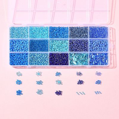 150G 15 Styles Baking Paint Glass Seed Beads SEED-FS0001-31A-1