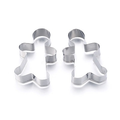 Tarnish Resistant 304 Stainless Steel Christmas Cookie Cutters LS-DIY-E012-72-1