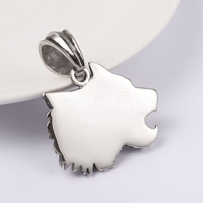316 Surgical Stainless Steel Pendants X-STAS-L186-096AS-1