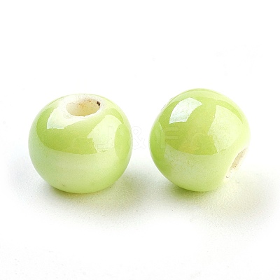 Glazed Porcelain Beads LS-PORC-D001-8mm-21-1