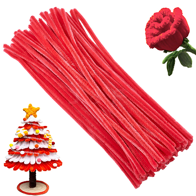 100Pcs DIY Plush Sticks FIND-SP0004-72C-1