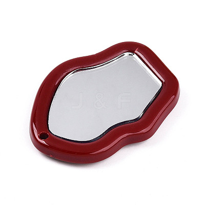 Acrylic Big Pendants OACR-N139-02B-1