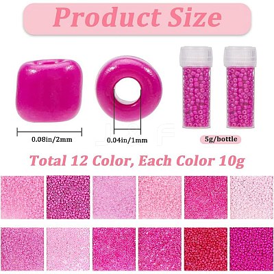 Glass Seed Beads SEED-SC0001-51B-03-1