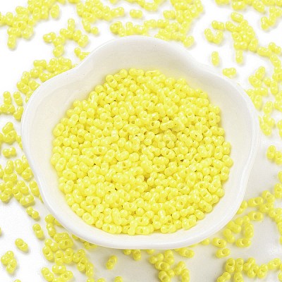 Baking Paint Glass Seed Beads SEED-A033-04I-1