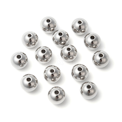 304 Stainless Steel Beads STAS-D052-8mm-P-1