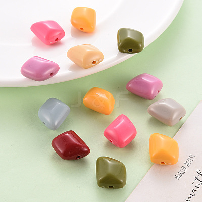 Opaque Acrylic Beads MACR-S373-15A-1