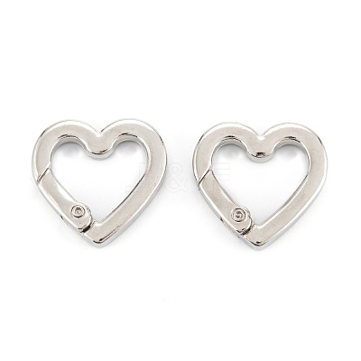 Zinc Alloy Spring Gate Rings PALLOY-L233-01B-P-1