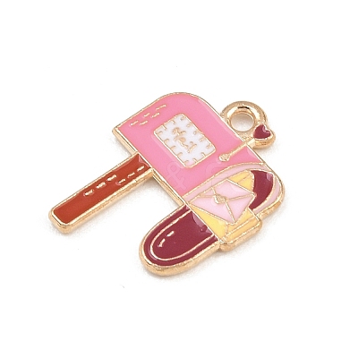 Valentine's Day Alloy Enamel Pendants ENAM-I084-01KCG-32-1