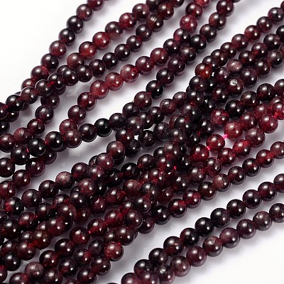 Gemstone Beads Strands X-GSR4mm087-1