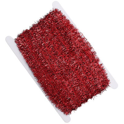25 Yards Polyester Filigree Sparkle Tinsel Hanging Garland DIY-CY0001-97A-1