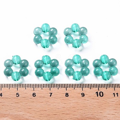 Transparent Acrylic Bead Frames TACR-S153-01A-68-1