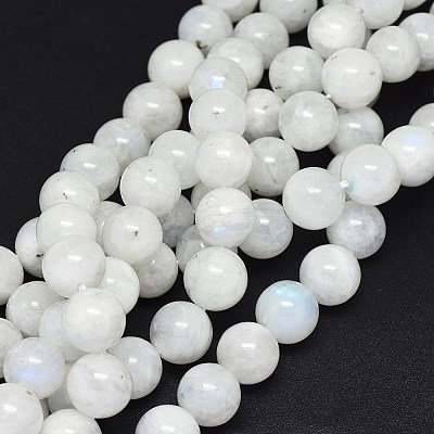 Natural Rainbow Moonstone Beads Strands G-F602-03-10mm-1