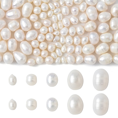10Pcs Natural Cultured Freshwater Pearl Beads PEAR-YW0001-16-1