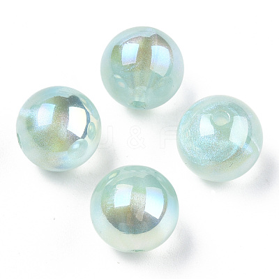 ABS Plastic Imitation Pearl Beads PACR-N013-01B-02-1