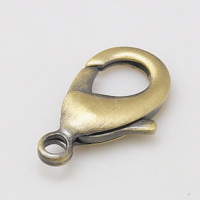 Brass Lobster Claw Clasps KK-903-AB-1