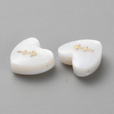 5Pcs Natural White Shell Beads LS-BSHE-TAC0004-02K-1