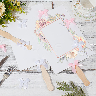 DIY Hand Held Parlor Fans Making Kit DIY-OC0010-81-1
