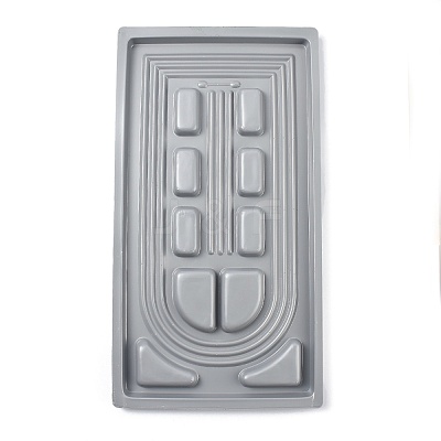 Plastic Necklace Design Board with Flocking TOOL-H001-1-1