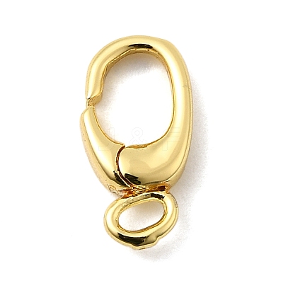 Brass Spring Gate Rings KK-I364-04G-02-1