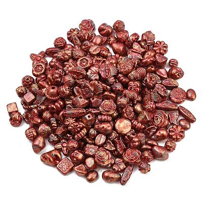 Antiqued Acrylic Beads AC-CBAAA05-01I-1