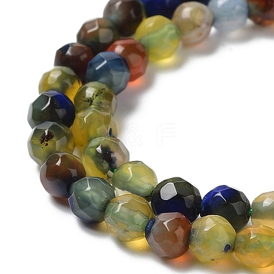 Natural Agate Beads Strands G-Q1000-01B-1