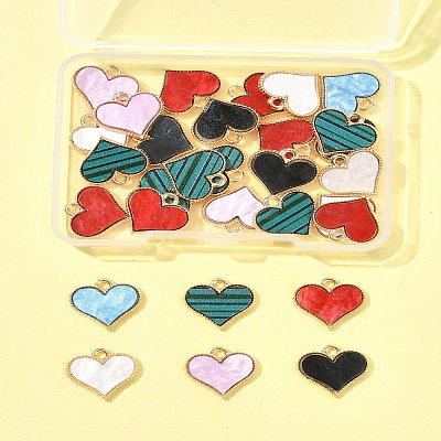30Pcs Alloy Enamel Charms ENAM-FS0002-68-1