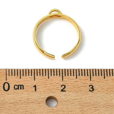 SHEGRACE Adjustable Brass Ring Components XGR0088G-132G-1