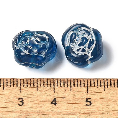 Transparent Lampwork Beads LAMP-P065-01A-12-1