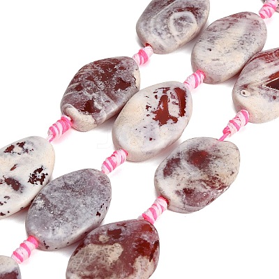 Natural Fire Crackle Agate Beads Strands GG-CBAE0EB-04B-1