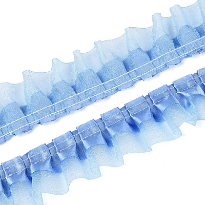 2-Layer Pleated Satin Organza Ribbons PJ-TAC0004-02D-1