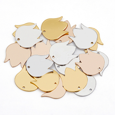 30Pcs 3 Colors Brass Pendants KK-BC0001-77-1